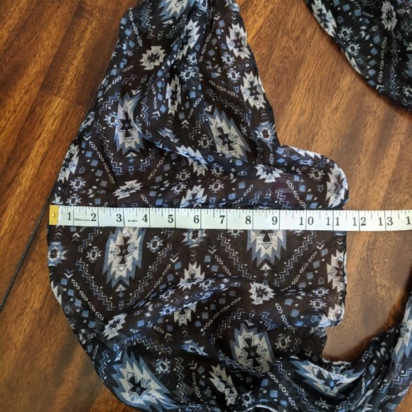 NWT ARIZONA JEANS Long Sleeve Top And Scarf Top Set Size XL - Picture 10 of 16